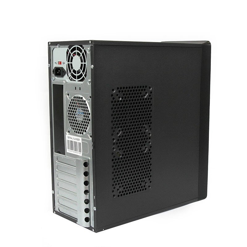 Gabinete Getttech Gg-1802 Atx Fuente 500w, 1 Vent, 2 Usb 3.0, Negro