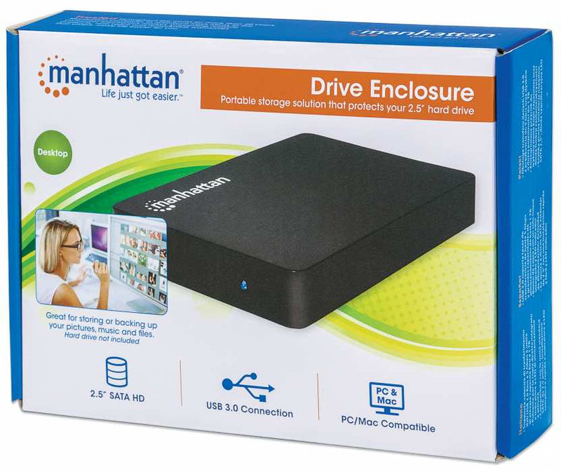 Gabinete Manhattan Quickdock Hdd*2 Sata-Usb 3.0 151955