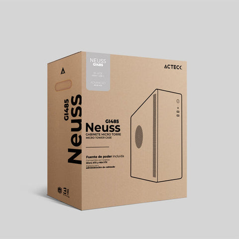 Gabinete Mini Torre Neuss Sfx, Frente Solido, Color Blanco, Ac-935159