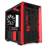 Gabinete Nzxt H210i Mini-Itx Tg 2vent Rgb Bk, Red S, Fte Ca-H210i-Br