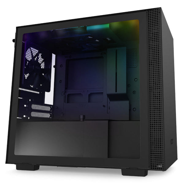 Gabinete Nzxt H210i Mini-Itx Tg 2vent Rgb Bk, Bk S, Fte Ca-H210i-B1