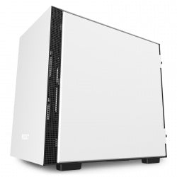 Gabinete Nzxt H210i Mini-Itx Tg 2vent Rgb Wh, Bk S, Fte Ca-H210i-W1