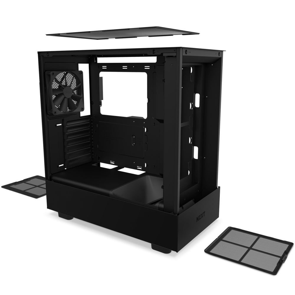 Gabinete Nzxt H5 Flow Mini-Itx, Micro Atx, Atx, 2 Ventiladores,  Sin Fuente, 120q - C-H51fb-01