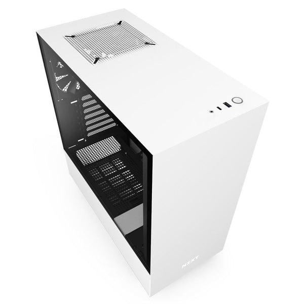 Gabinete Nzxt H510 Midi Tower Atx Tg 1vent S, Fte Wh Ca-H510b-W1