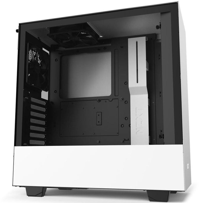 Gabinete Nzxt H510 Midi Tower Atx Tg 1vent S, Fte Wh Ca-H510b-W1