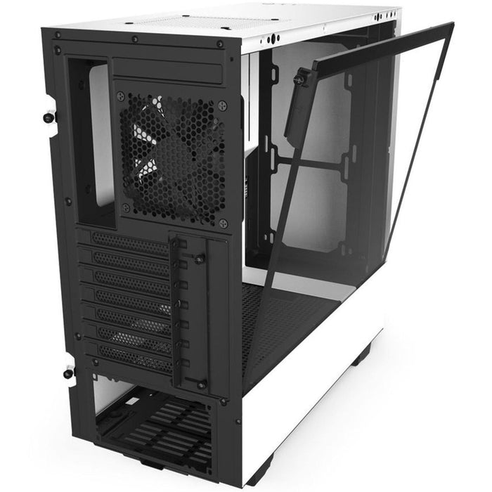 Gabinete Nzxt H510 Midi Tower Atx Tg 1vent S, Fte Wh Ca-H510b-W1