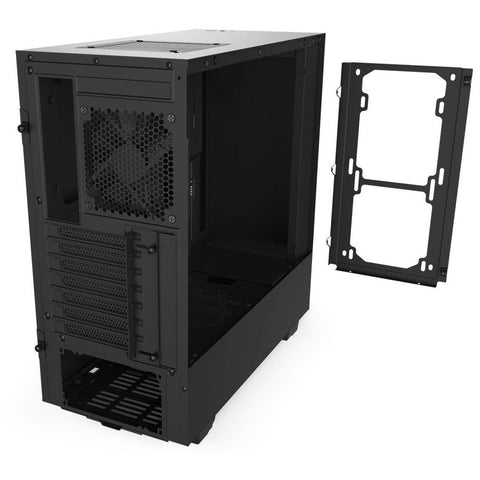 Gabinete Nzxt H510 Midi Tower Atx Tg 1ventilador Sin Fuente Bk Ca-H510b-B1