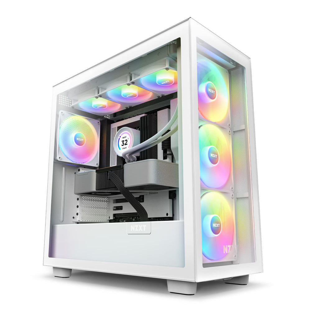 Gabinete Nzxt H7 Eite Mt Atx Premium 2V F120 W Cm-H71Ew-02