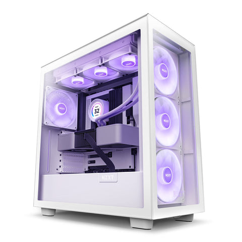 Gabinete Nzxt H7 Eite Mt Atx Premium 2V F120 W Cm-H71Ew-02