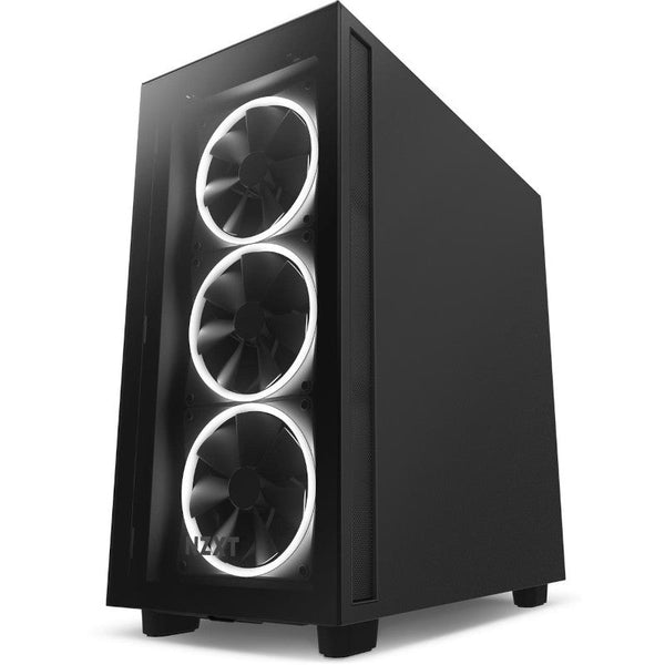 Gabinete Nzxt H7 Elite Mt Eatx 2 Ventiladores Argb Tg, Sin Fuente - Bk Cm-H71eb-01