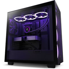 Gabinete Nzxt H7 Elite Mt Eatx 2 Ventiladores Argb Tg, Sin Fuente - Bk Cm-H71eb-01