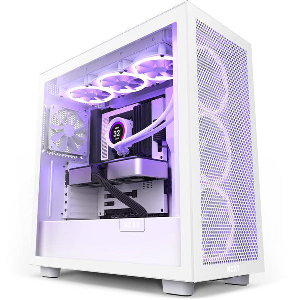 Gabinete Nzxt H7 Flow Mt Mini-Itx, Eatx Tg 2ven S, Ft W Cm-H71fw-01