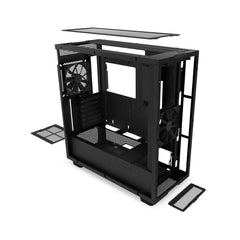 Gabinete Nzxt H7 Mid Tower Mini-Itx, Eatx Tg 2vent S, Fte Bk Cm-H71bb-01