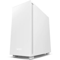 Gabinete Nzxt H7 Mid Tower Mini-Itx, Eatx Tg 2vent S, Fte Wh Cm-H71bw-01