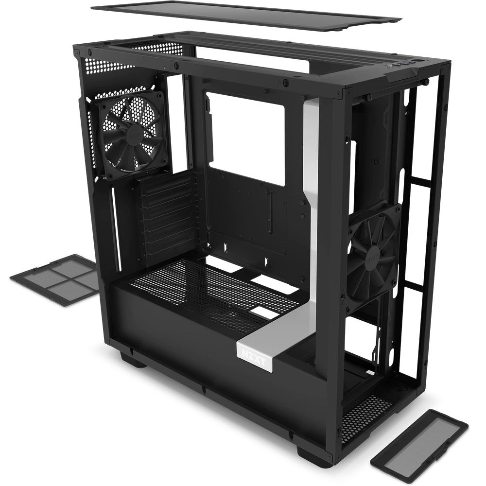 Gabinete Nzxt H7 Mt Mini-Itx, Eatx Tg 2vent S, Ft Bk, Wh Cm-H71bg-01