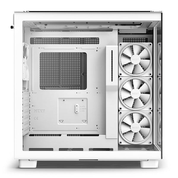 Gabinete Nzxt H9 Elite Mini-Itx 3 Ventiladores F120, Rgb Duo Blanco - Cm-H91ew-01