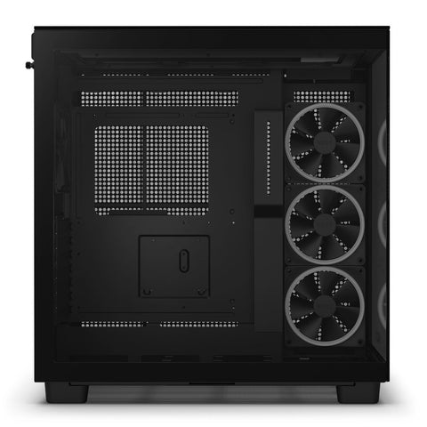 Gabinete Nzxt H9 Elite Mini-Itx 3 Ventiladores F120,  Rgb Duo Negro - Cm-H91eb-01