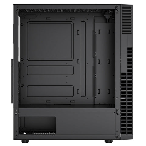 Gabinete Ocelot Gaming Negro, Media Torre, Soporta 6 Ventiladores De 120Mm, Soporta Gpu 320Mm, Cristal Templado, Sin Fuente De Poder, Factor De Forma Atx, Frontal Liso.