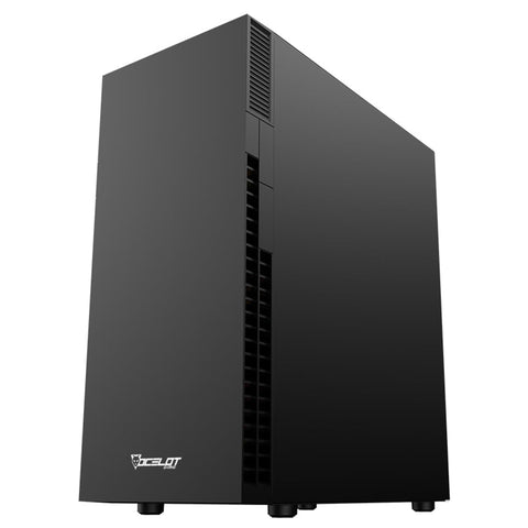 Gabinete Ocelot Gaming Negro, Media Torre, Soporta 6 Ventiladores De 120Mm, Soporta Gpu 320Mm, Cristal Templado, Sin Fuente De Poder, Factor De Forma Atx, Frontal Liso.