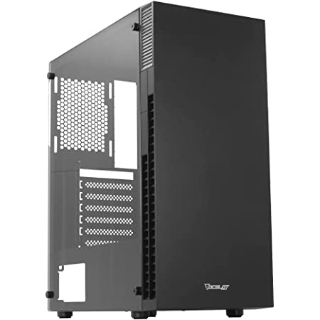 Gabinete Ocelot Gaming Negro, Media Torre, Soporta 6 Ventiladores De 120Mm, Soporta Gpu 320Mm, Cristal Templado, Sin Fuente De Poder, Factor De Forma Atx, Frontal Liso.