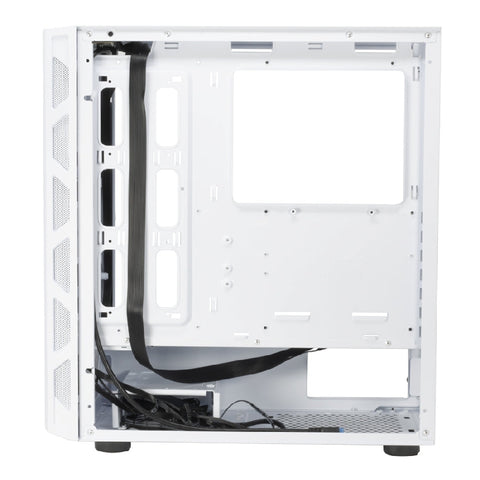 Gabinete Ocelot Gaming Og-C White Blixard, Soporta Tarjetas E-Atx, Atx, M-Atx E Itx Color Totalmente Color Blanco, Panel Lateral De Cristal Templado, Full Tower, Incluye Ventilaodres Argb, Soprte Para Gpu Horizontal Y Vertical.