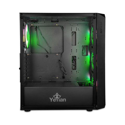 Gabinete para PC Gaming Lancer con Panel Frontal de Malla- Modelo: YCM-APLAN-01 Yeyian