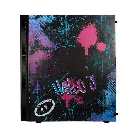 Gabinete para PC Ocelot Gaming OC-HAVOC 3. Mid Tower, E-ATX, ATX, Micro ATX, Mini ITX, panel lateral de cristal templado. 3 ventiladores ARGB preinstalados