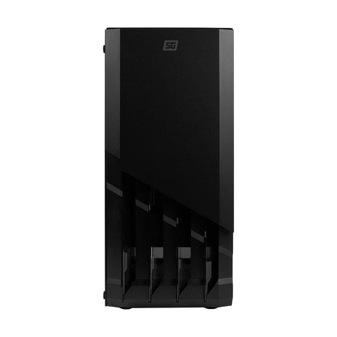 Gabinete Start The Game Matx Cristal Lateral Usb 3.0 Sin Fuente, Csg-530 Bk