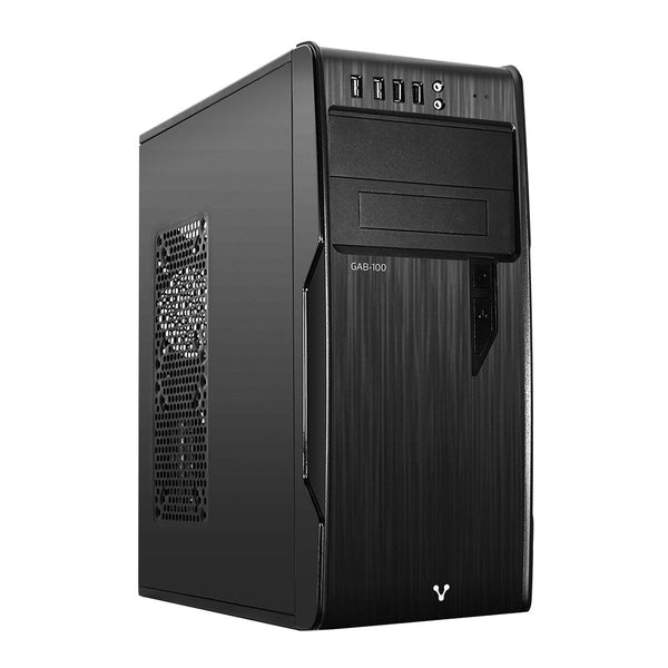 Gabinete Vorago 500w Media Torre Atx 4xusb 2.0 Negro Con Llave Gab-100k