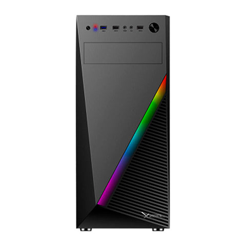 Gabinete Xzeal Xz100 Atx, Micro Atx, Mini Itx, Color Negro, Rgb - (Xzcgb00b)