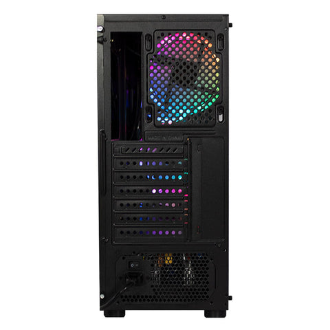 Gabinete Xzeal Xz110-1 Atx, Micro Atx, Mini Itx, Rgb, Lateral De Cristal - (Xzcgb12b)