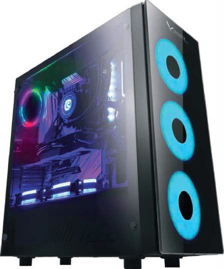 Gabinete Xzeal Xz110-1 Atx, Micro Atx, Mini Itx, Rgb, Lateral De Cristal - (Xzcgb12b)