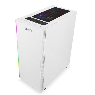 Gabinete Xzeal Xz115 Atx, Micro-Atx, Mini-Itx, Rgb Blanco (Xzcgb04w)