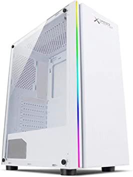 Gabinete Xzeal Xz115 Atx, Micro-Atx, Mini-Itx, Rgb Blanco (Xzcgb04w)