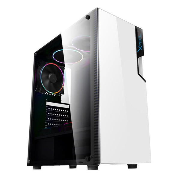 Gabinete Xzeal Xz130 Atx, Micro Atx, Mini Itx Color Blanco - (XZCGB06W)