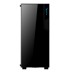 Gabinete Xzeal Xz130 Atx, Micro Atx, Mini Itx Color Negro - (Xzcgb06b)