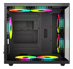 Gabinete Xzgamc1B Xzeal Cubo M-atx Negro 3 ventiladores Arg