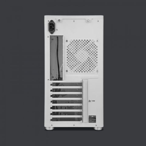 Gabinete Yeyian Gamer Hussar+ Blanco Ycm-Ashus-01 Atx Usb C Cristal Templado