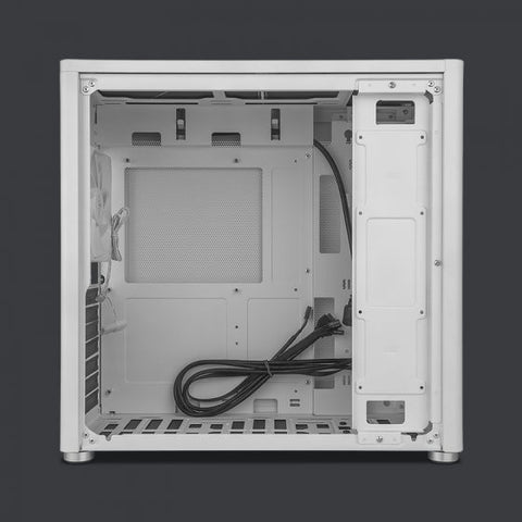 Gabinete Yeyian Gamer Hussar+ Blanco Ycm-Ashus-01 Atx Usb C Cristal Templado