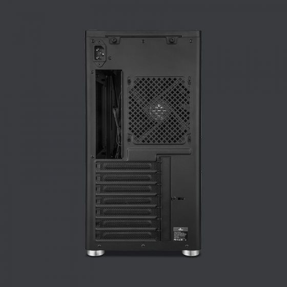 Gabinete Yeyian Gamer Hussar+ Negro Ycm-Ashus-01 Atx Usb C Cristal Templado