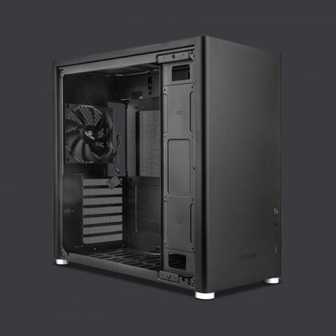 Gabinete Yeyian Gamer Hussar+ Negro Ycm-Ashus-01 Atx Usb C Cristal Templado