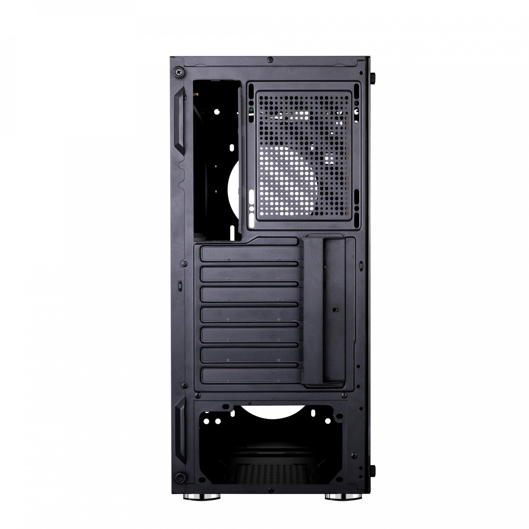 Gabinete Yeyian Gamer Ych-7s3v-01bk Rapture2500 Cristal templado 3 Ventiladores Atx Arg