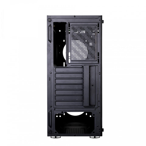 Gabinete Yeyian Gamer Ych-7s3v-01bk Rapture2500 Cristal templado 3 Ventiladores Atx Arg