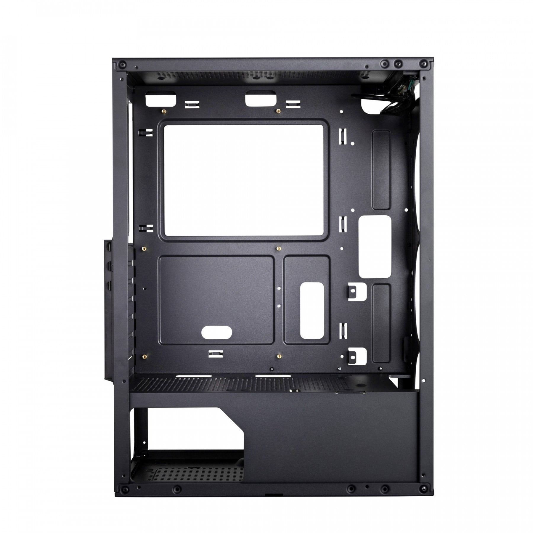 Gabinete Yeyian Gamer Ych-7s3v-01bk Rapture2500 Cristal templado 3 Ventiladores Atx Arg