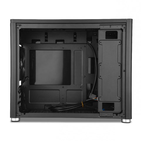 Gabinete Yeyian Hussar Ycm-Atxaw-01 Micro Atx,1 Ventilador, Lat Cristal Templado