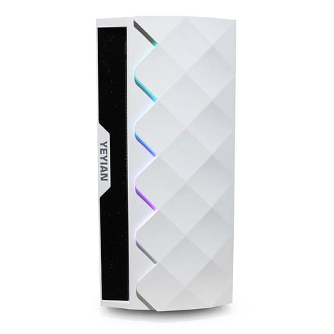 Gabinete Yeyian Yga-49702 Abyss 2500 Atx Rgb Lat Cristal 3 Ventiladores Argb Usb3.0 B