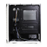 Gabinete Yeyian Ygh-49704 Hollow 2500 Atx 3 Ventiladores Argb Mesh Usb Blanco