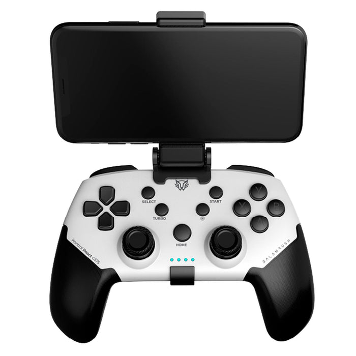 Gamepad Android Ios, Pc, Ps3, Ps4 2.4Ghz, Inalambrico Bt 5.0 Blanco/Negro Br-936927