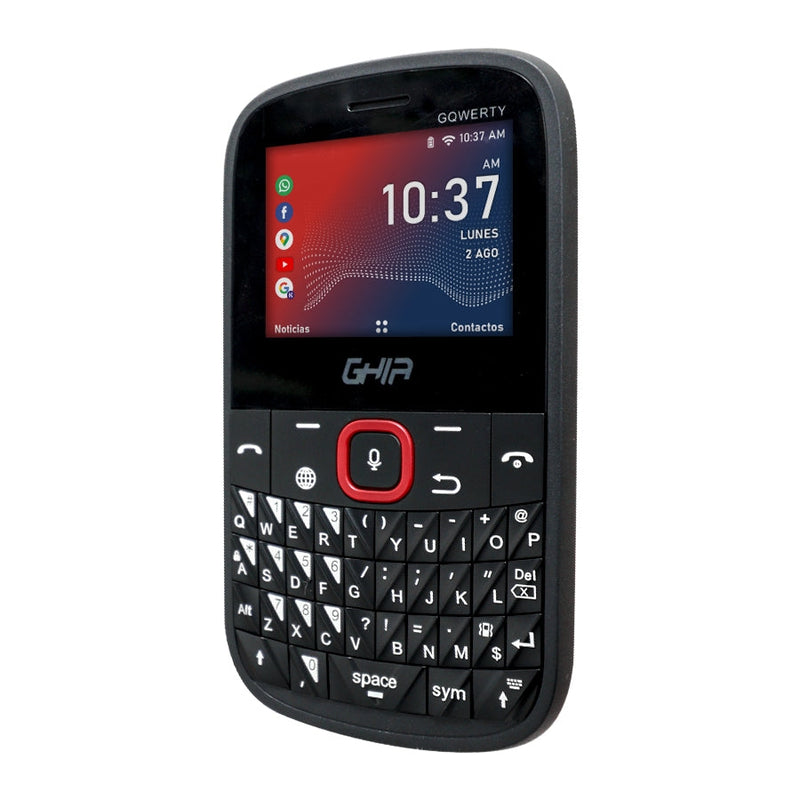 Ghia Smart Feature Phone 3g Gqwerty, Kaios, 2.31 Pulg, Dual Core, Dualsim, 512mb 4gb, Wifi, Bt