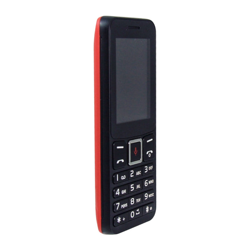 Ghia Smart Feature Phone 3g Kox1, Kaios , 2.4 Pulg , Dual Core, Dualsim, 512mb 4gb, Wifi, Bt,  Rojo